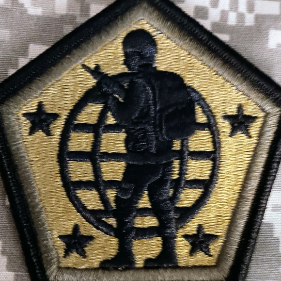 Army Human Resources Command OCP Patch, Embroidered with Hook - Picture 3 of 7